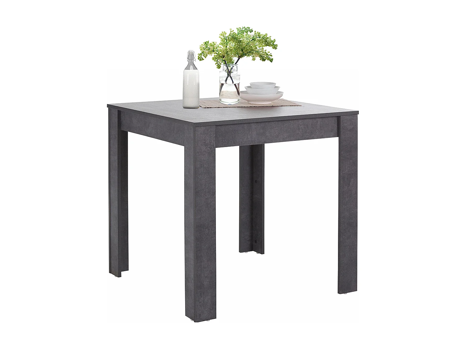 Lynn | Table à manger en MDF ardoise