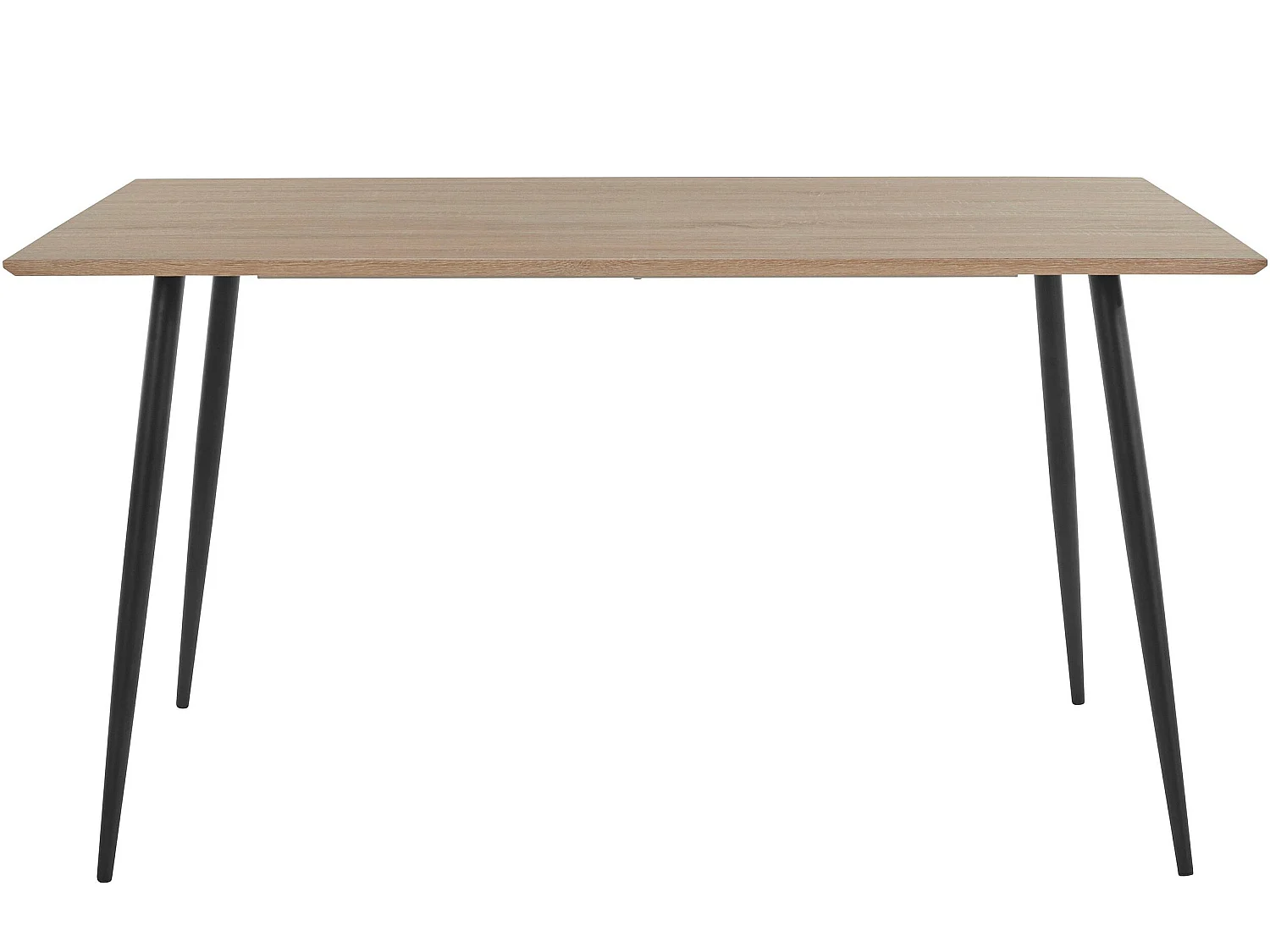 Tavolo da pranzo rettangolare in MDF rovere