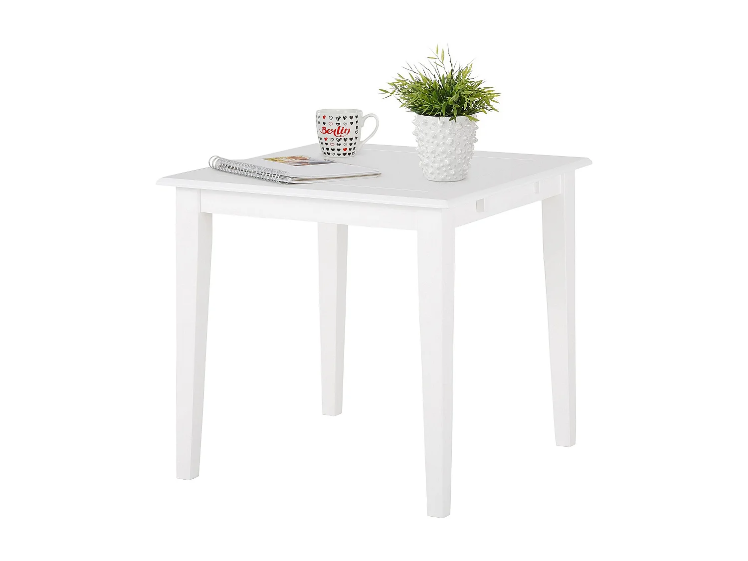 Tavolo da pranzo in MDF bianco