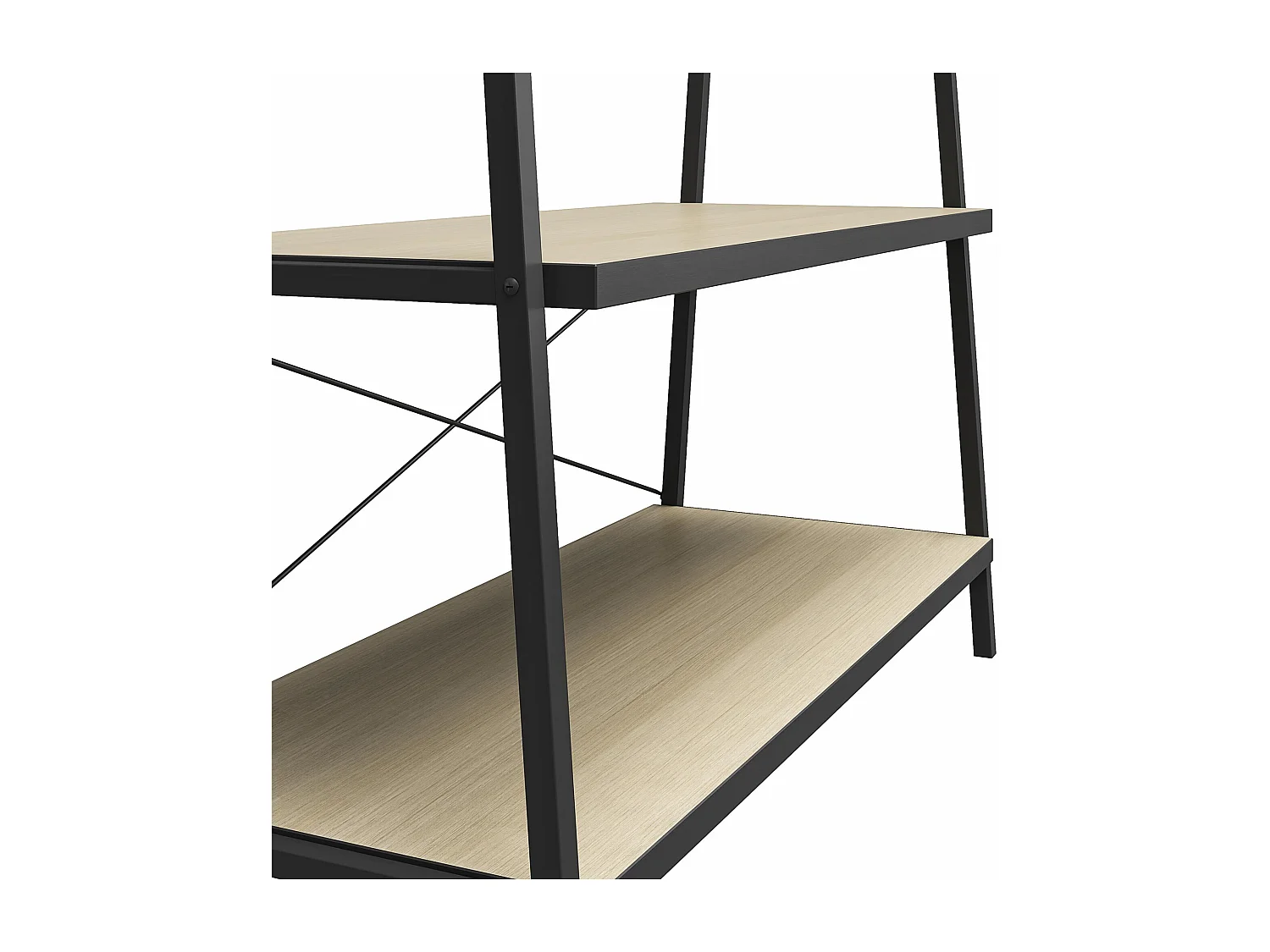 Estantería para armario con 2 estantes en aglomerado de roble