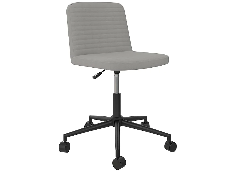 Corey | Chaise de bureau en tissu gris