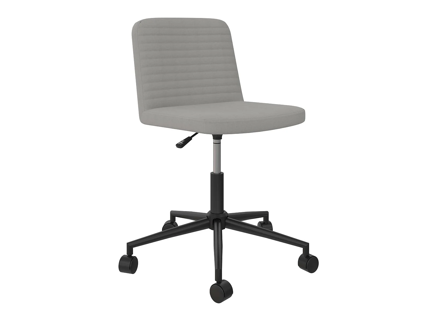 Corey | Chaise de bureau en tissu gris