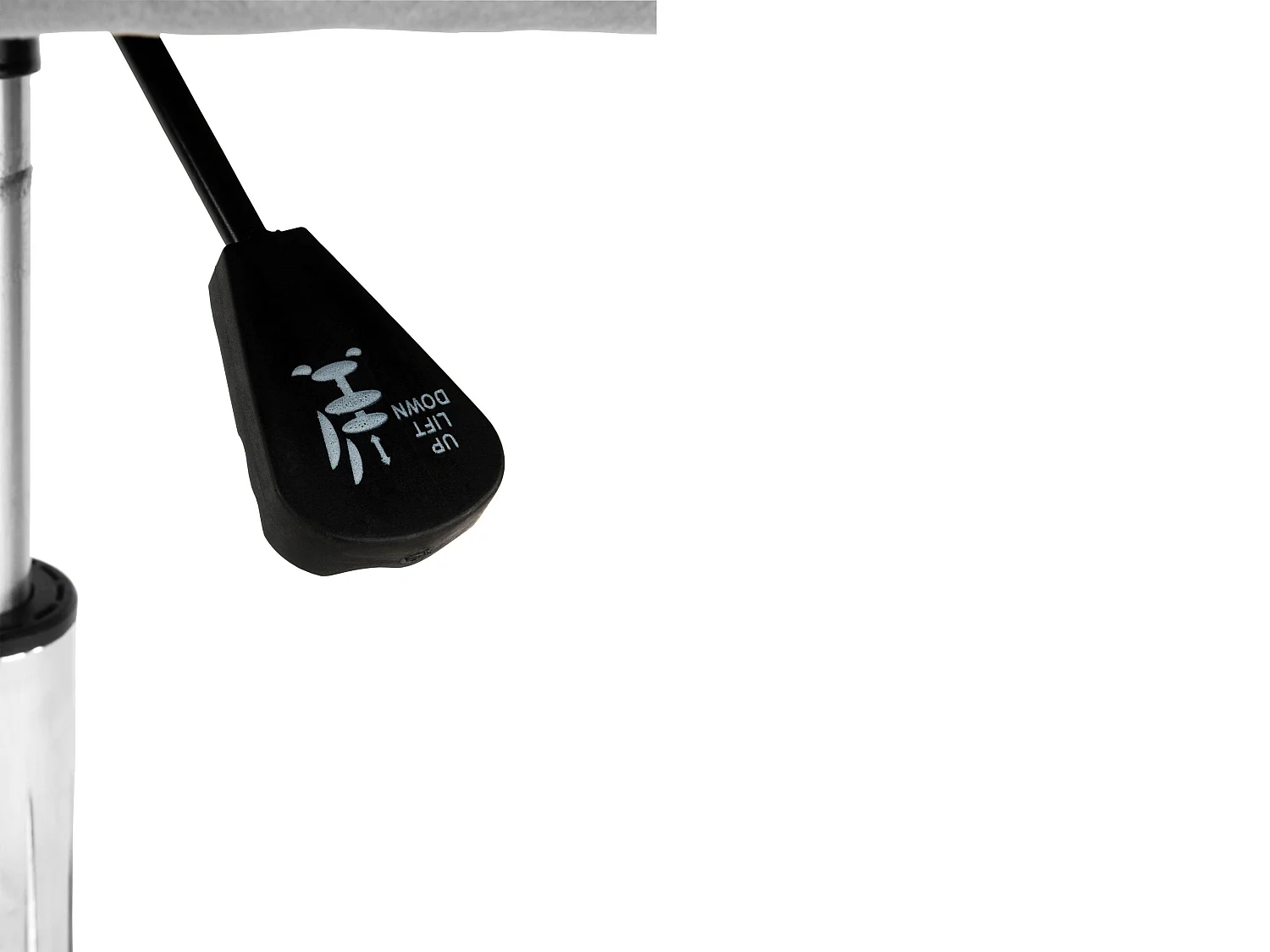 Sedia da ufficio imbottita in velluto grigio