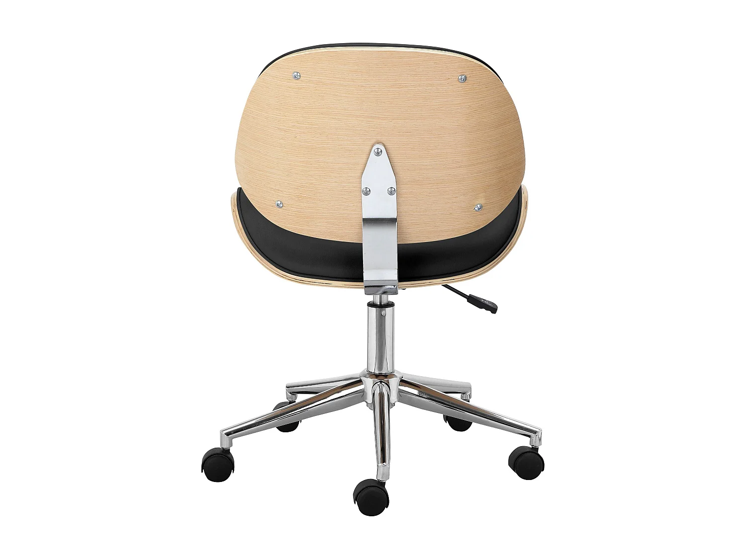 Yoko | Chaise de bureau en PU noir