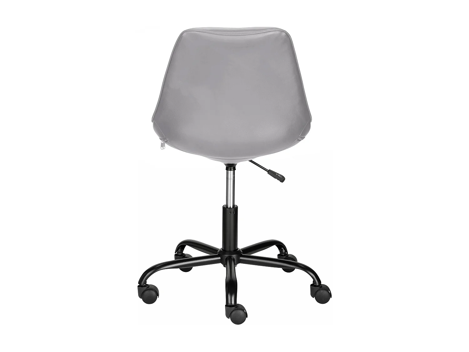 Kenny | Chaise de bureau rembourrée en PU gris