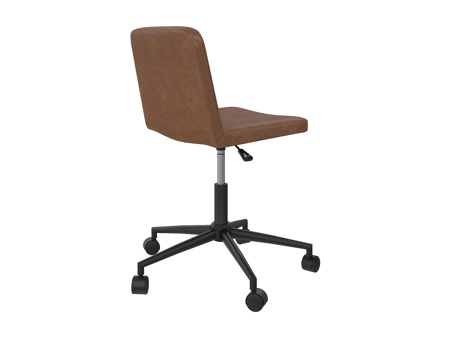 Bürostuhl aus Kunstleder in Kamelbraun