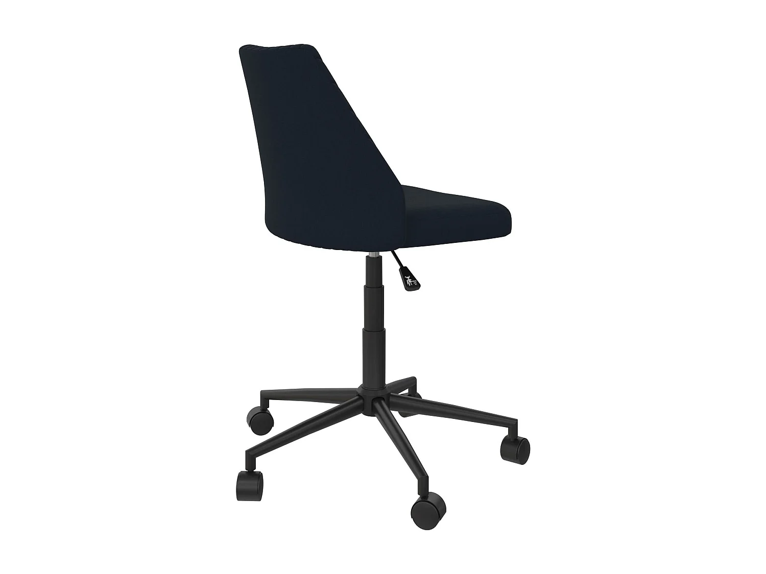 Silla de oficina en azul lino