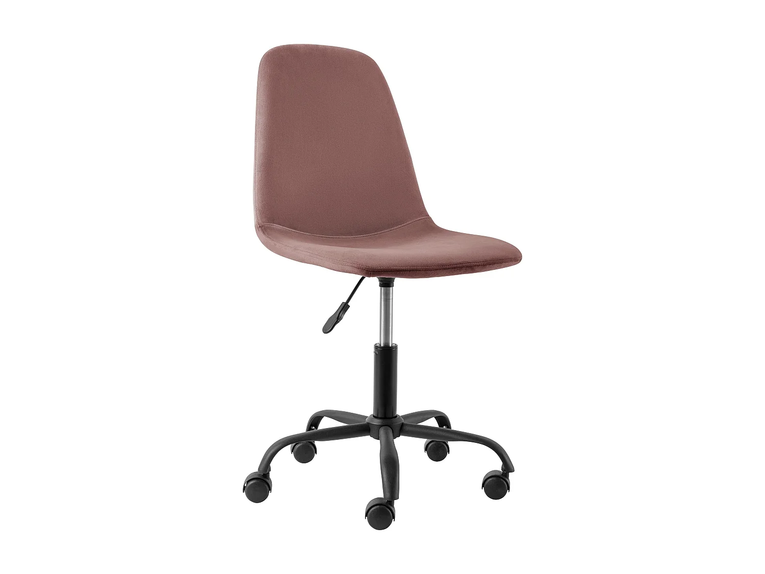 Bürostuhl in Samtrosa