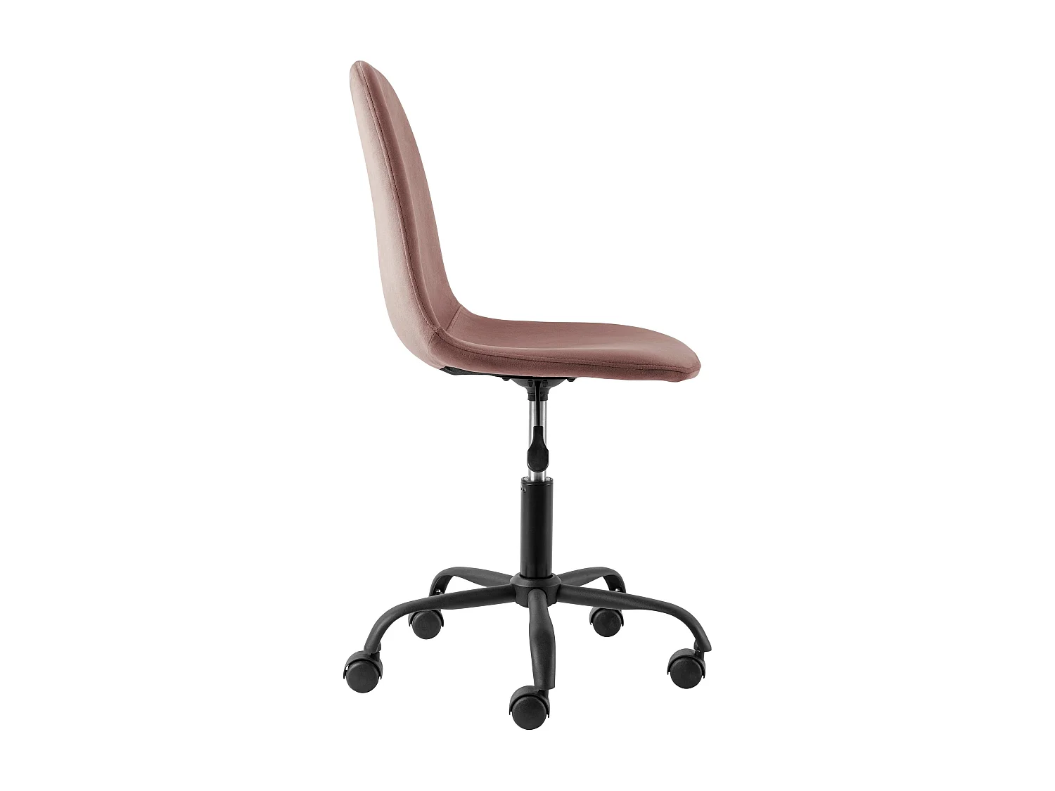 Bürostuhl in Samtrosa