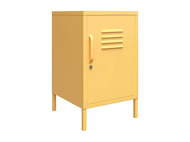 Tavolo Accent verniciato a polvere in metallo giallo