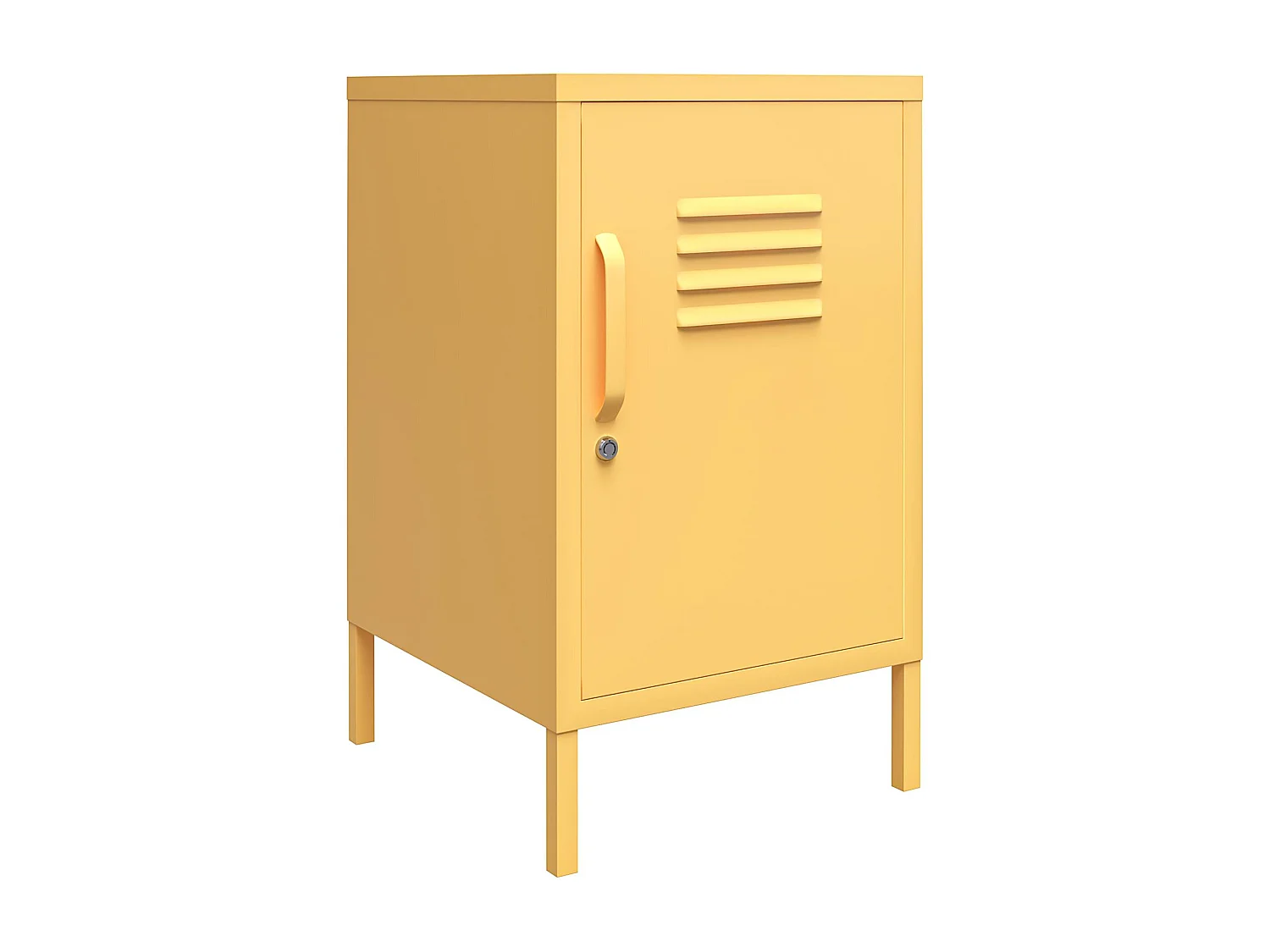 Tavolo Accent verniciato a polvere in metallo giallo