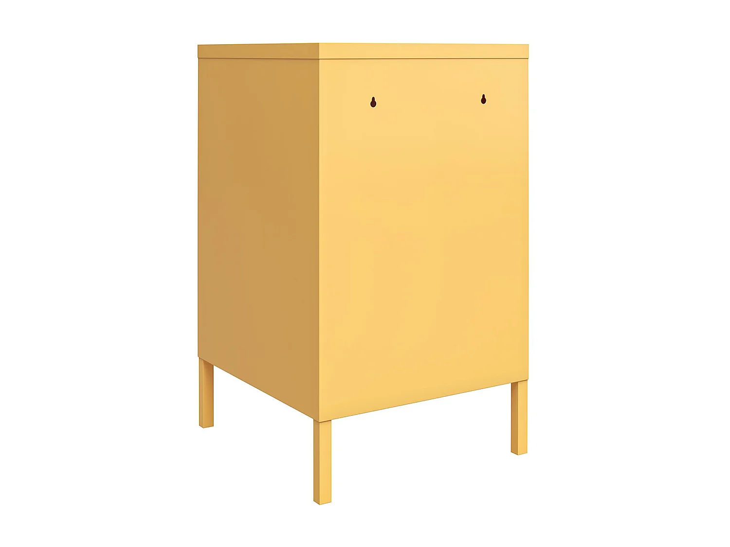 Cache | Revêtement en poudre pour table d'appoint en métal jaune