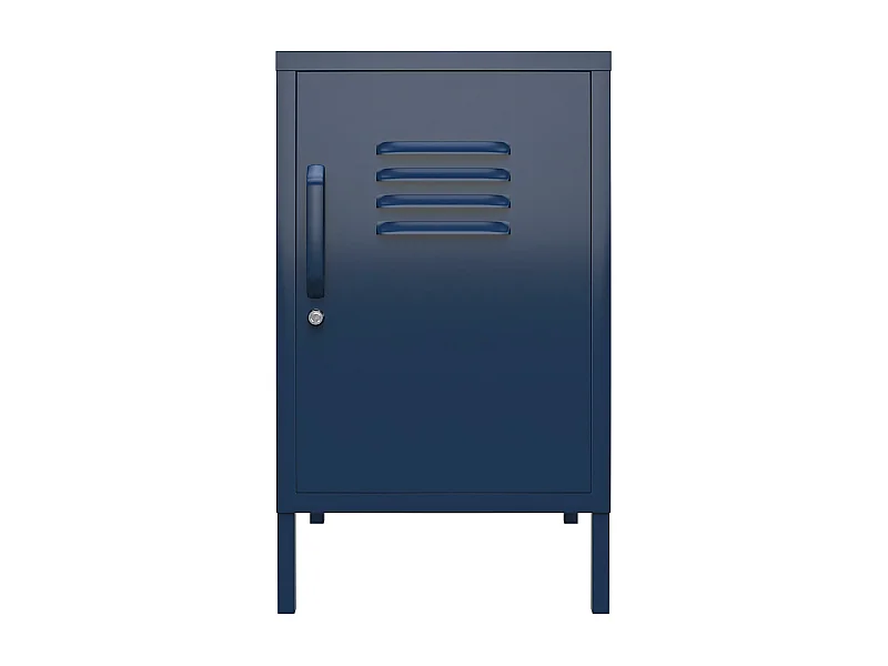 Tavolo in stile con 1 anta in metallo navy