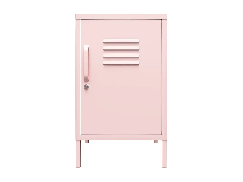 Accent tavolo verniciato a polvere in rosa metallizzato