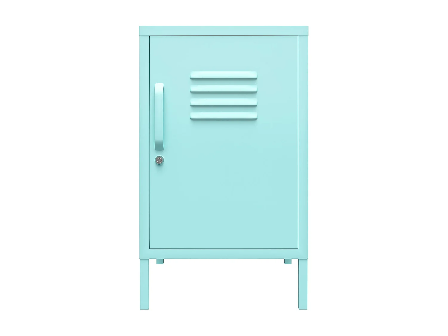 Recubrimiento en polvo de la mesa de acento en menta metálica