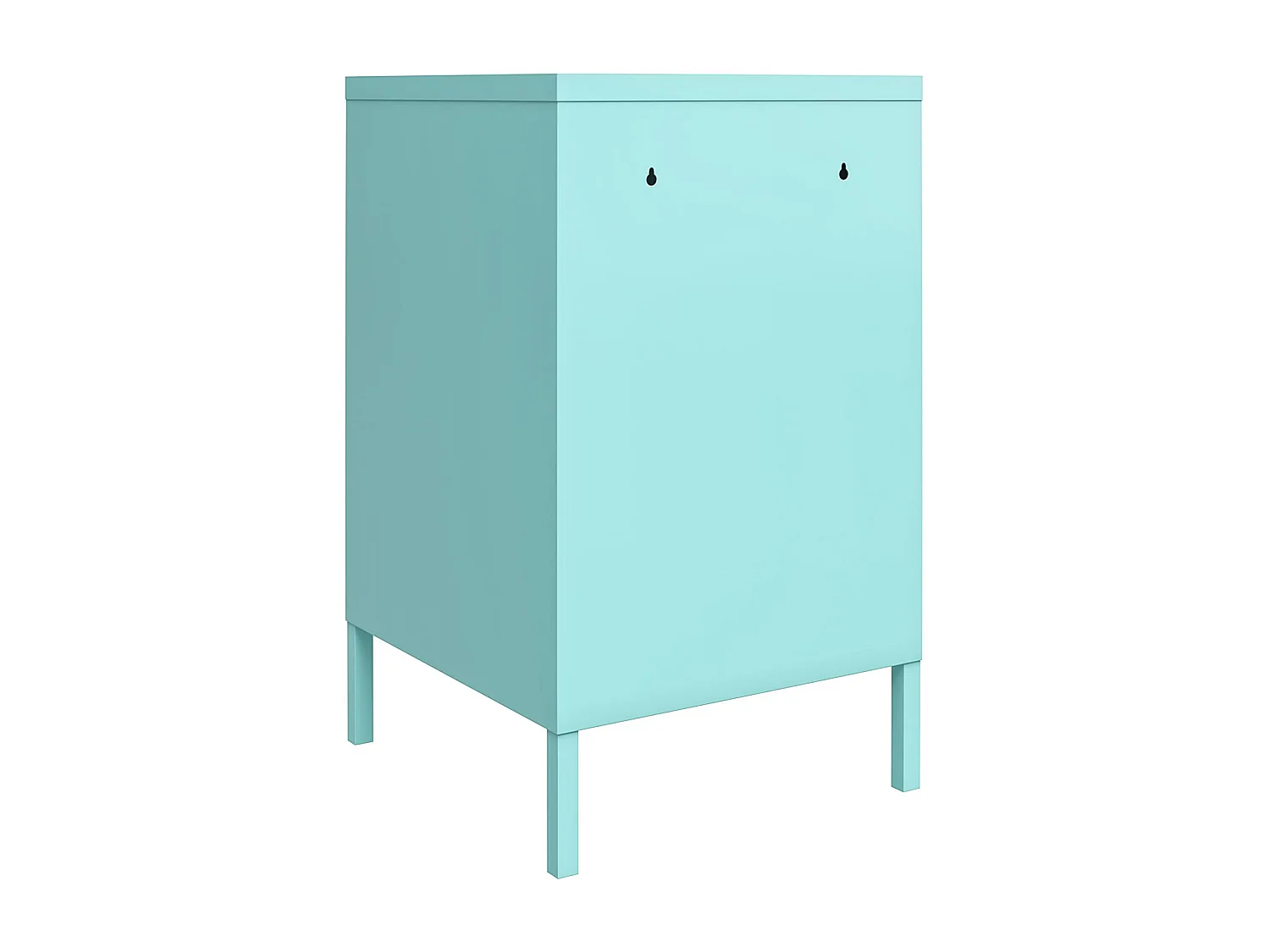 Cache | Table d'appoint revêtement en poudre en métal menthe