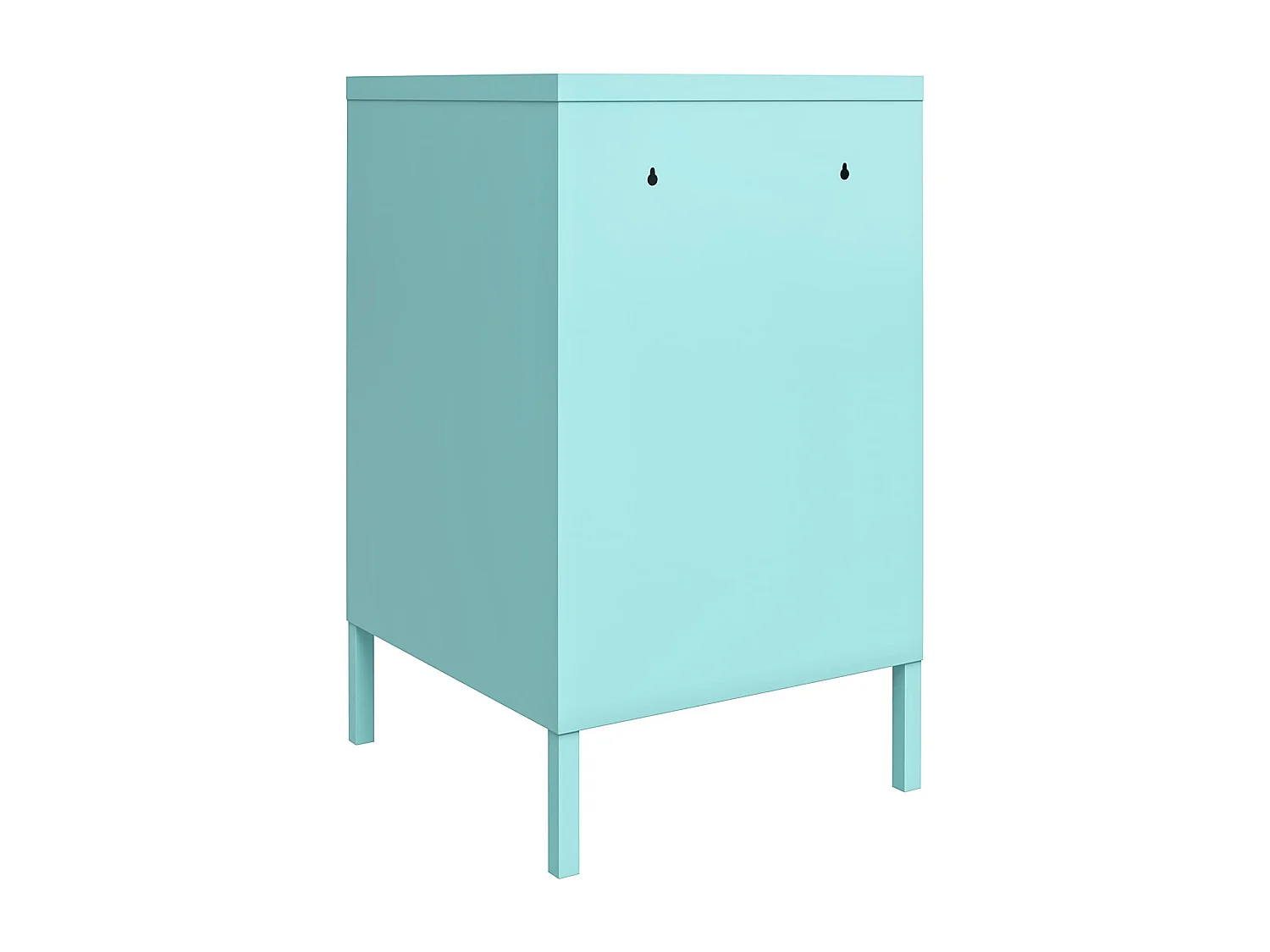 Cache | Table d'appoint revêtement en poudre en métal menthe