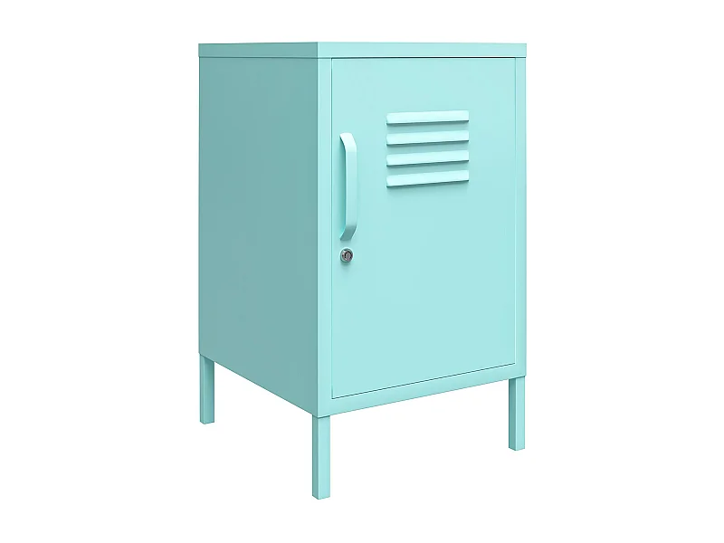 Akzenttisch mit Pulverbeschichtung in Metallminze