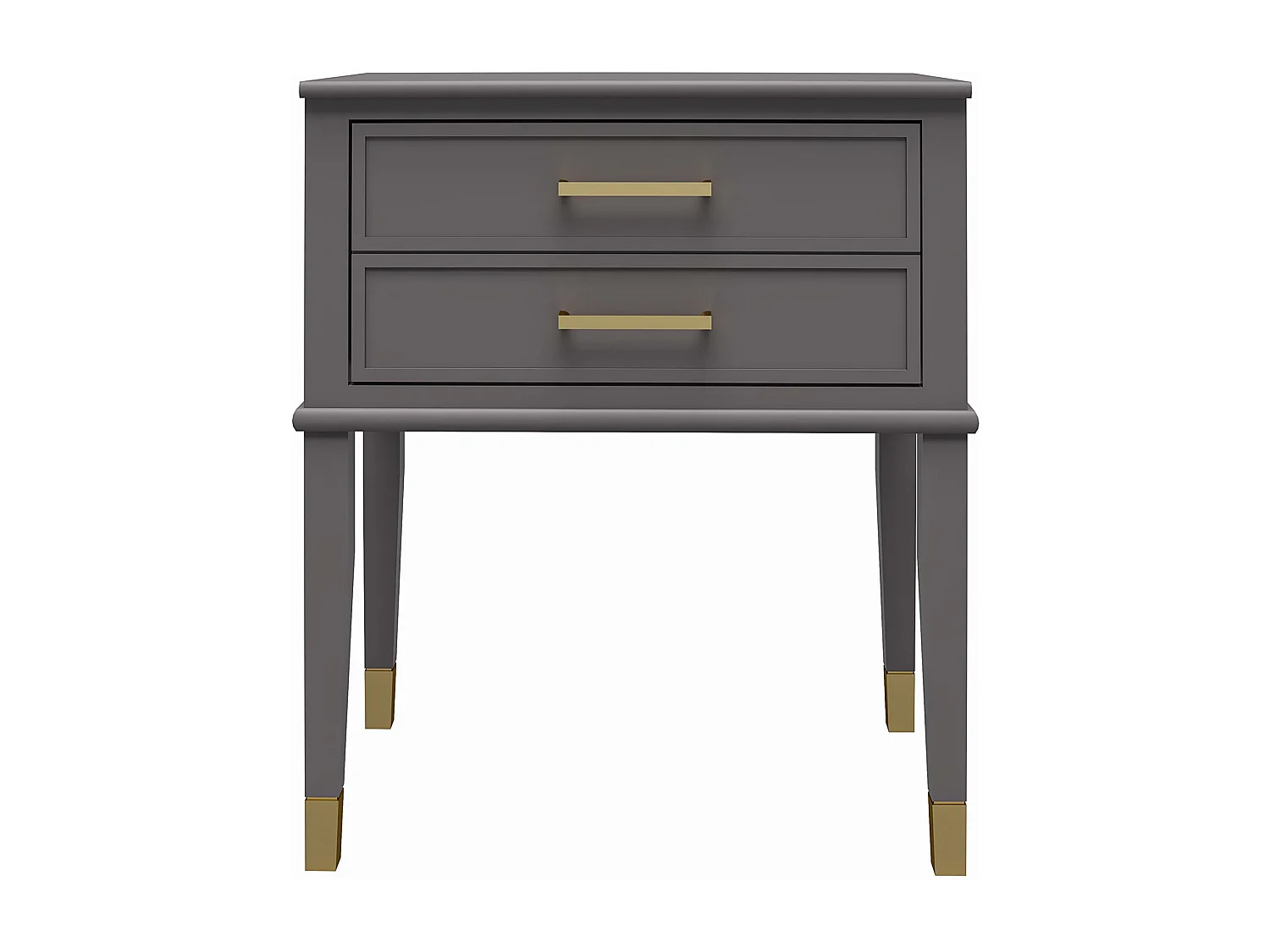 Westerleigh | Mesa de centro con 1 cajón en MDF gris grafito