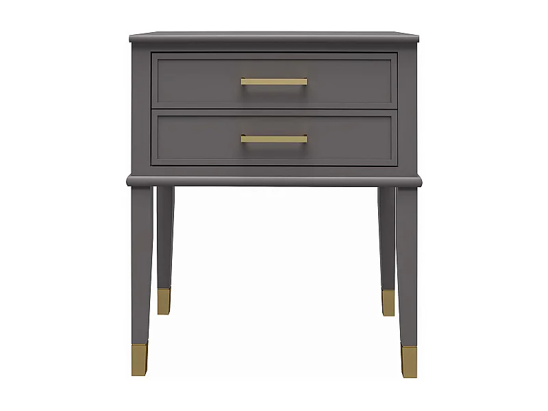 Westerleigh | Mesa de centro con 1 cajón en MDF gris grafito