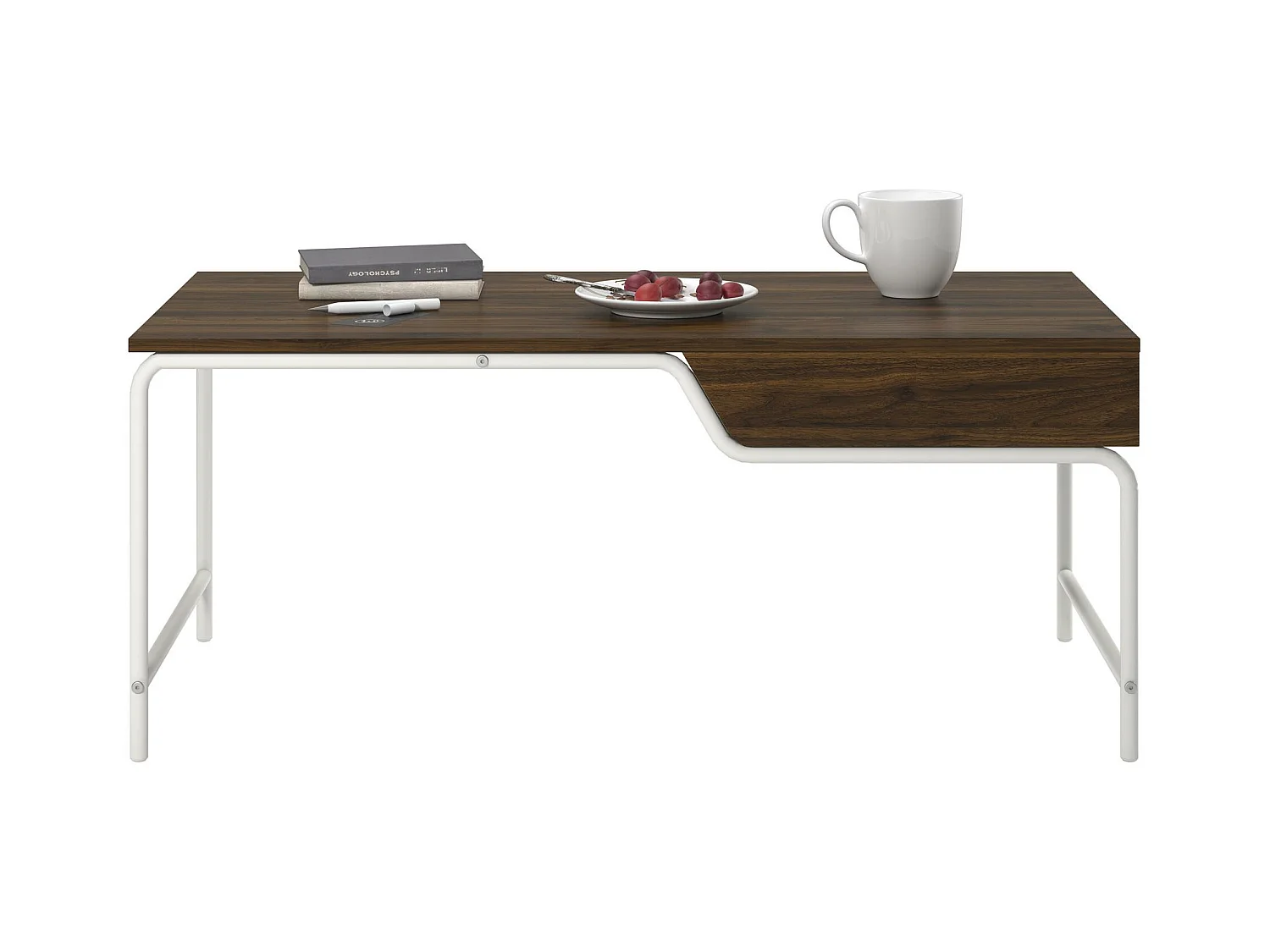 Webster | Table basse en MDF noyer