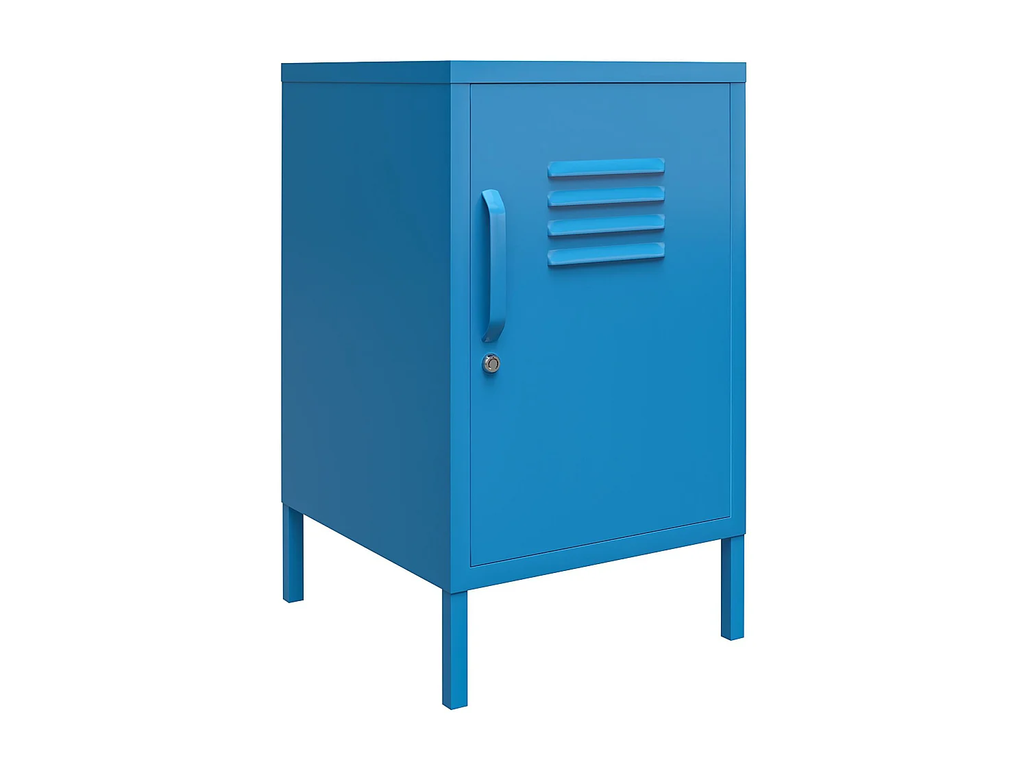 Tavolo Accent verniciato a polvere in metallo blu