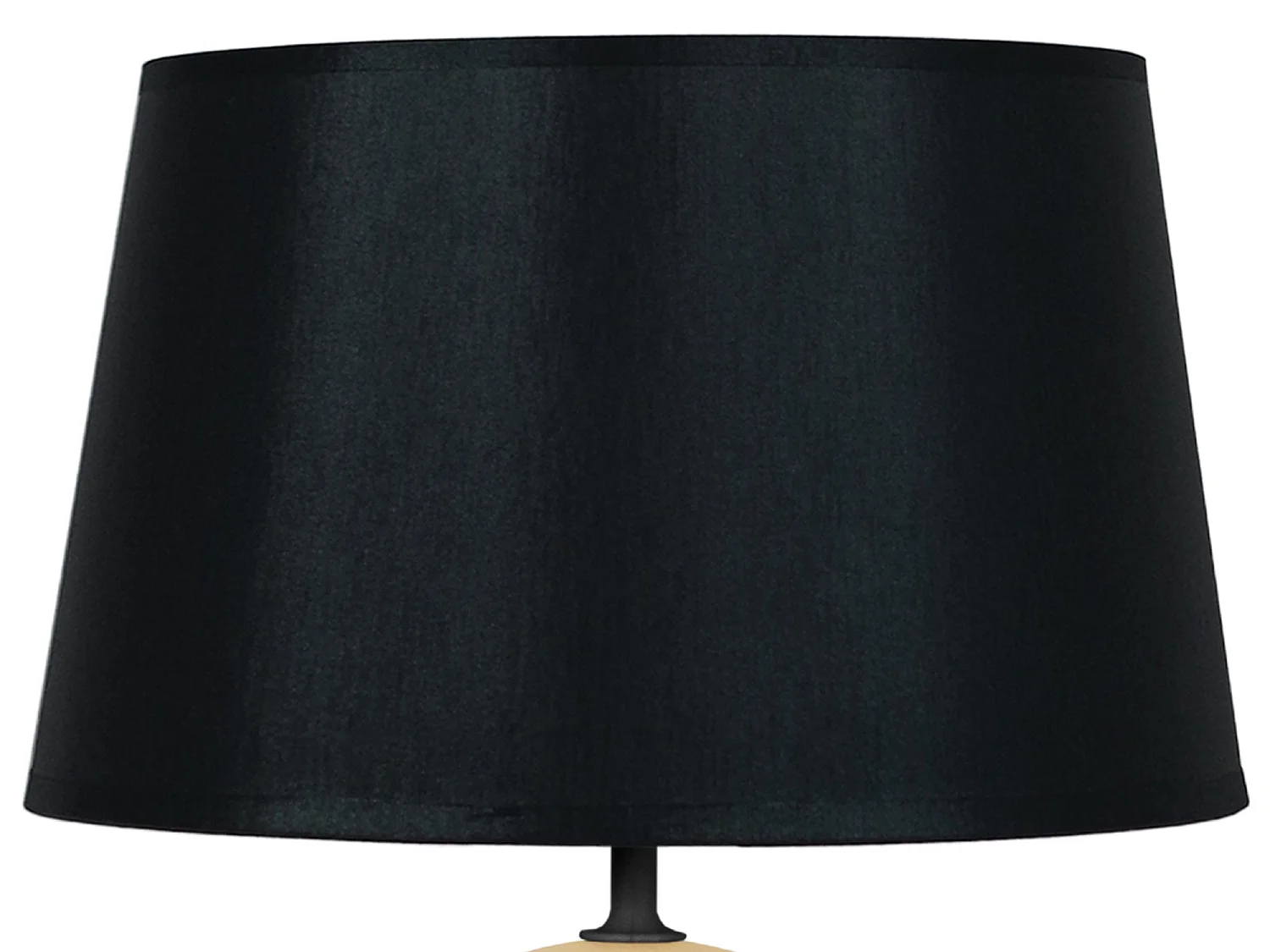 Lampada da tavolo  vetro cristallino legno EMMA  nero D'30 cm