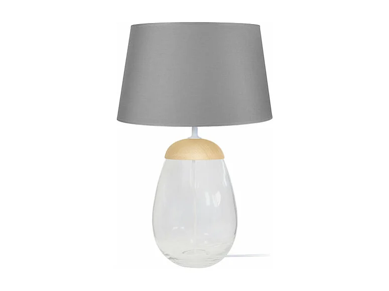 Abajur TOSEL MIDGARD tecido tripé escuro D22 x  H41  cm