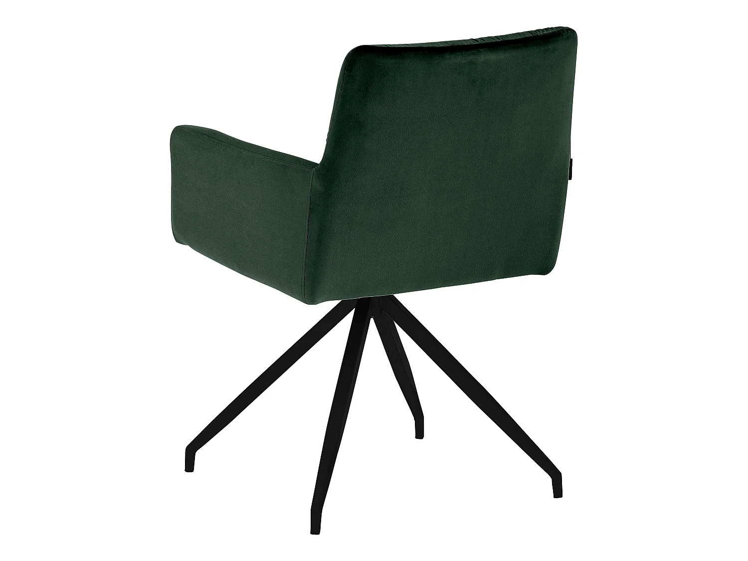 Ashley | Lot de 2 chaises de salle à manger rembourrées en PU vert foncé