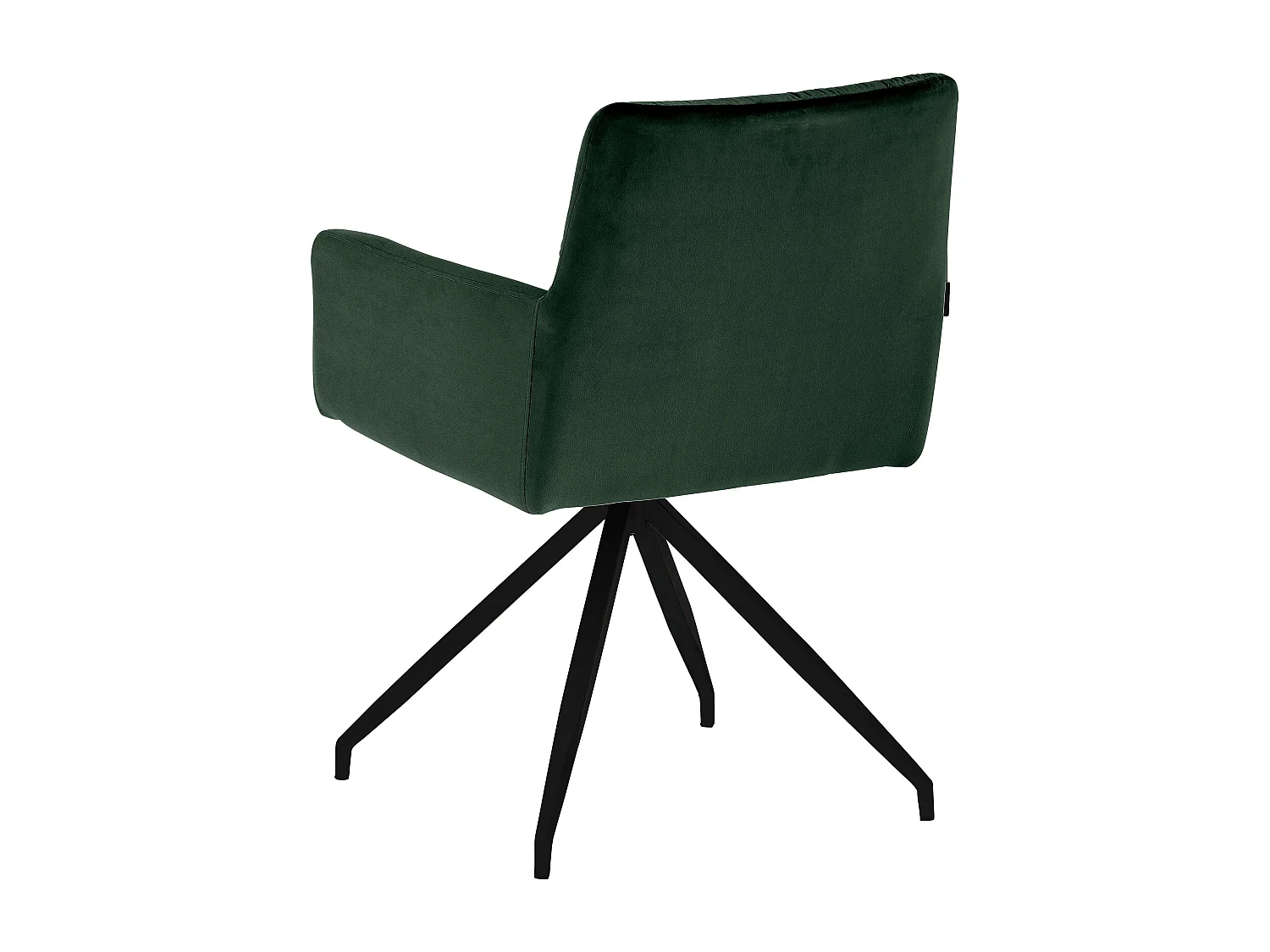 Ashley | Lot de 2 chaises de salle à manger rembourrées en PU vert foncé