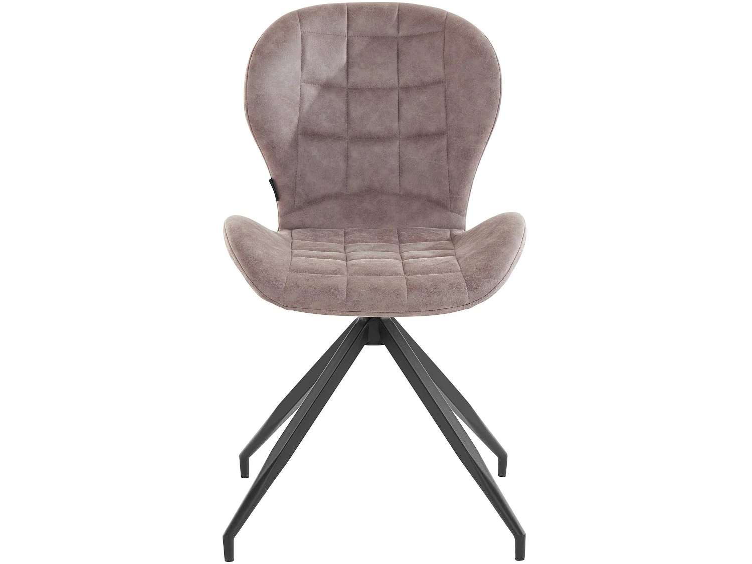 Nova | Lot de 2 chaises de salle à manger rembourrées en microfibre gris