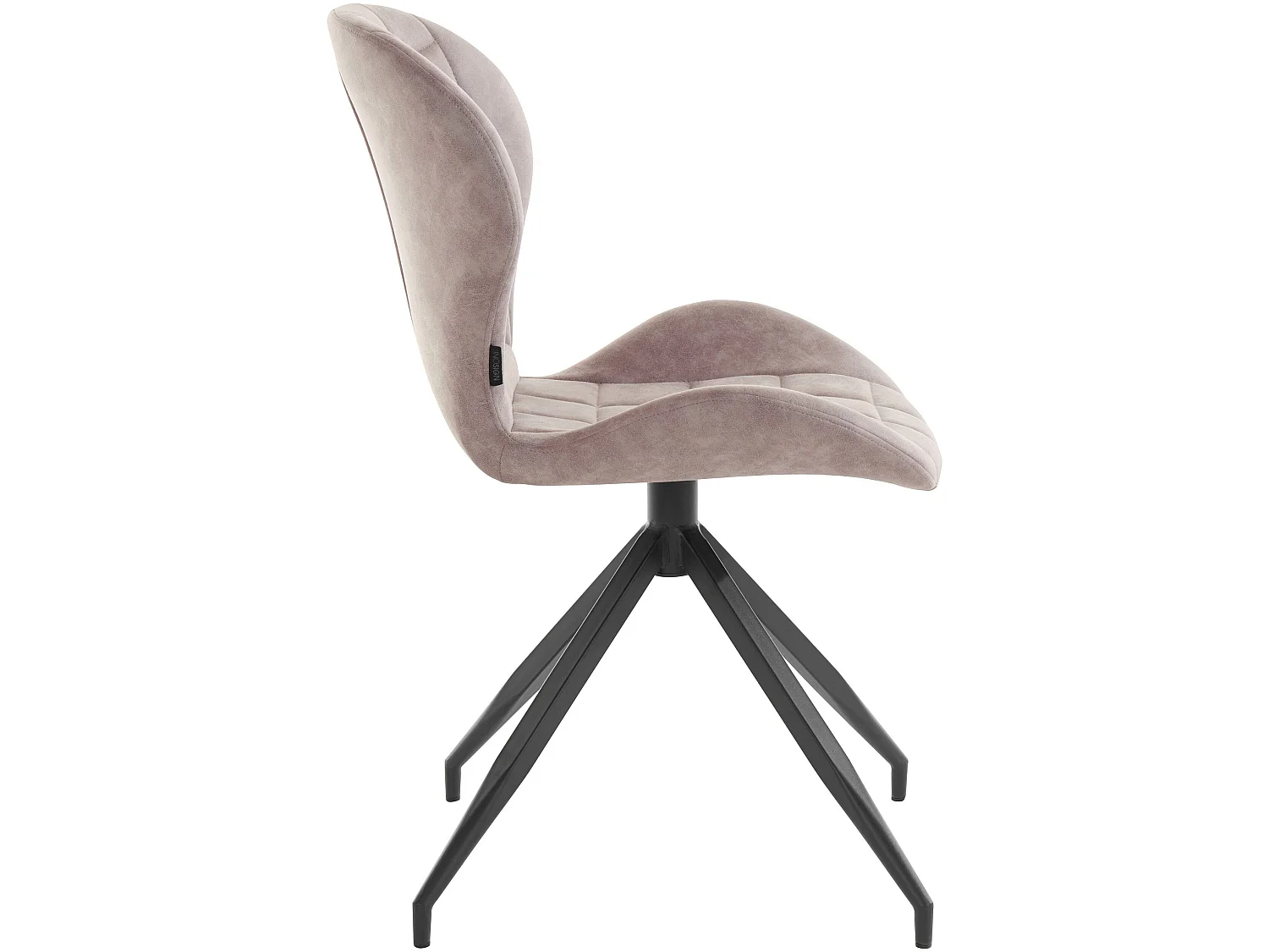 Nova | Lot de 2 chaises de salle à manger rembourrées en microfibre gris