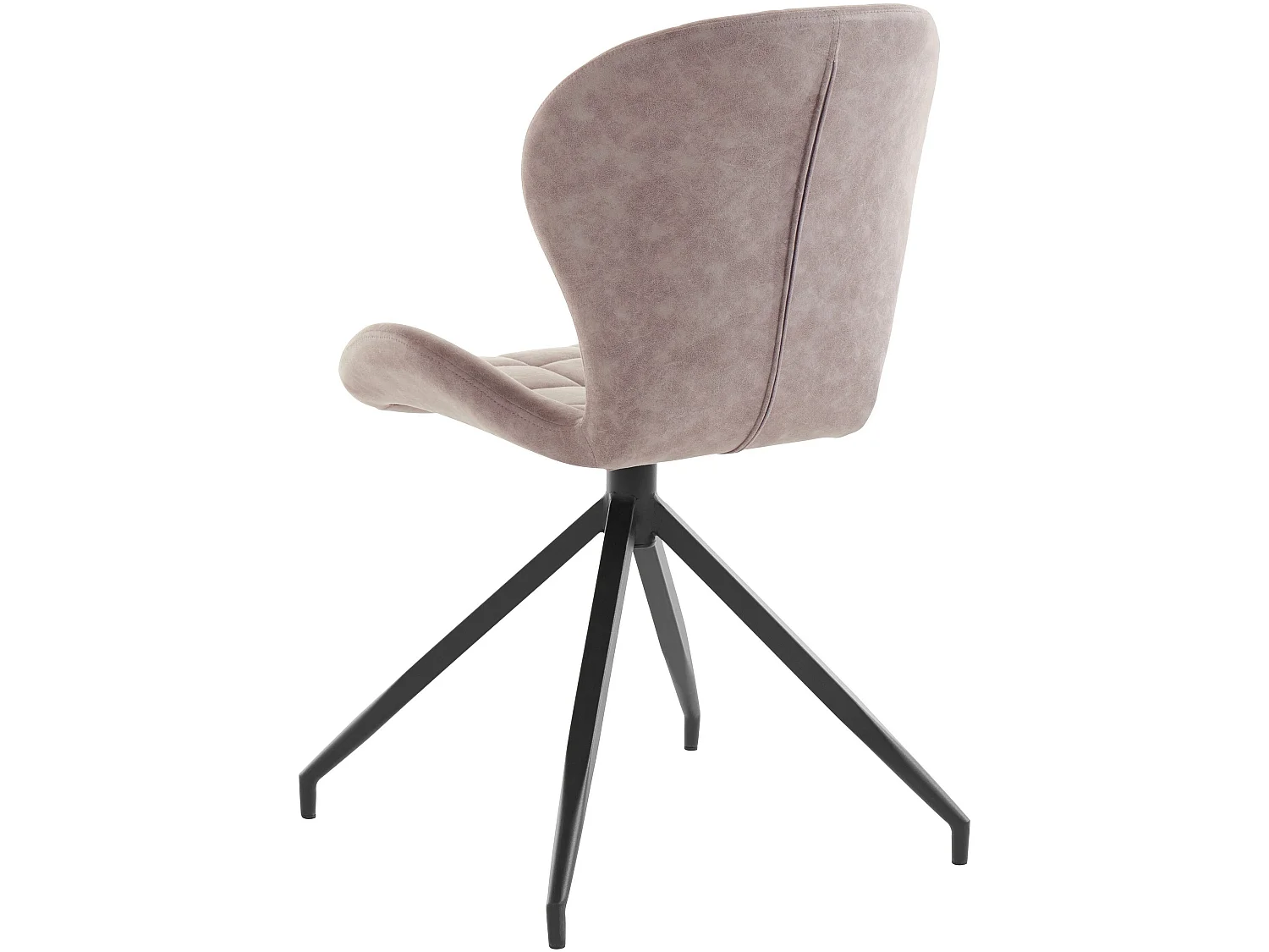 Nova | Lot de 2 chaises de salle à manger rembourrées en microfibre gris