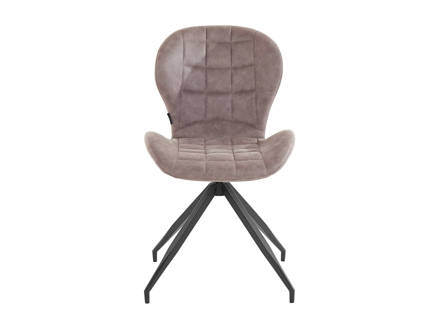 Gepolsterte Esszimmerstühle im 2er-Set in Mikrofasergrau