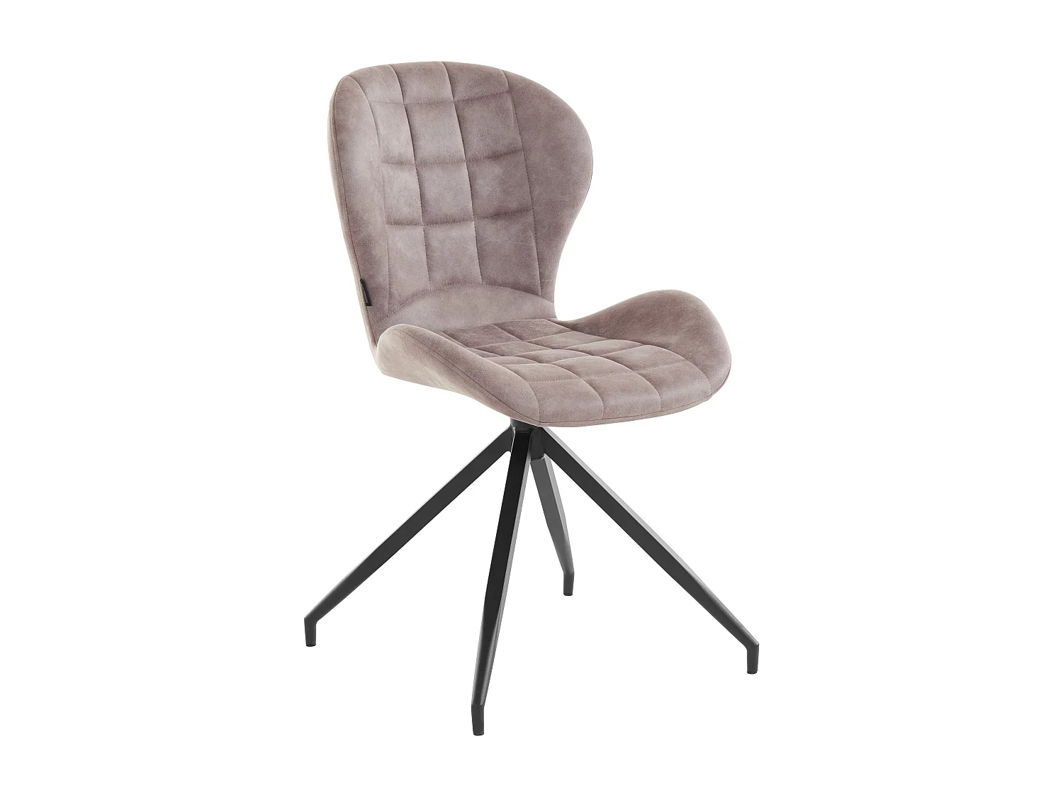 Gepolsterte Esszimmerstühle im 2er-Set in Mikrofasergrau