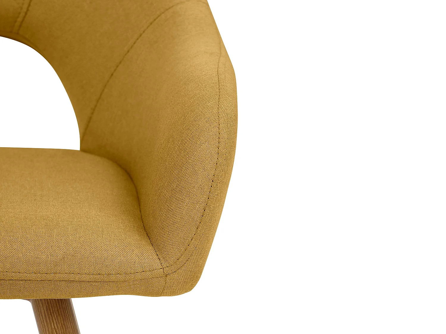 Conjunto de 2 cadeiras de jantar estofadas em veludo rosa escuro