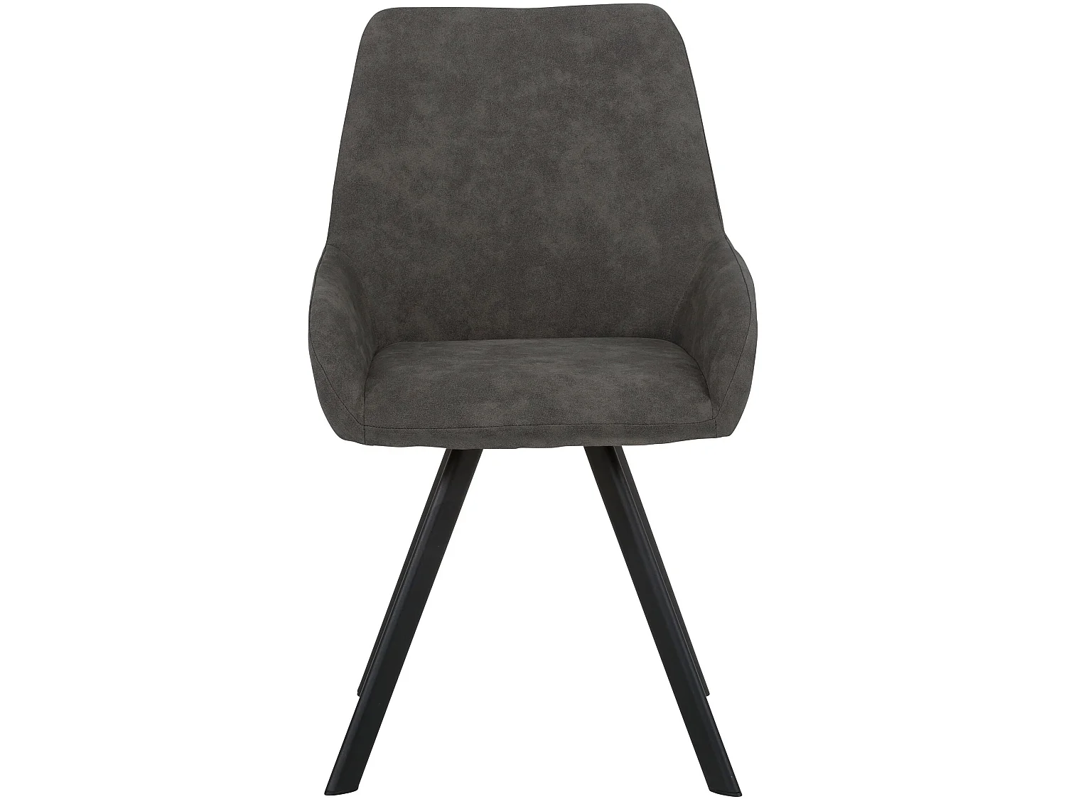 Sandra | Lot de 2 chaises de salle à manger rembourrées en micro.