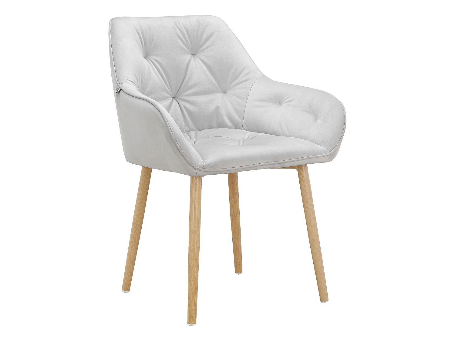 Betty | Lot de 2 chaises de salle à manger rembourrées en velours