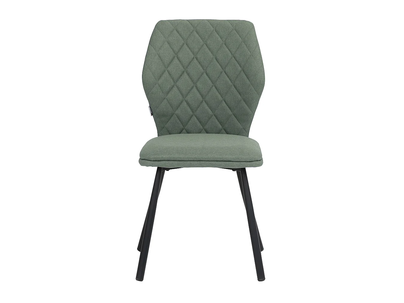 Jessica | Lot de 2 chaises de salle à manger rembourrées en tissu tissé