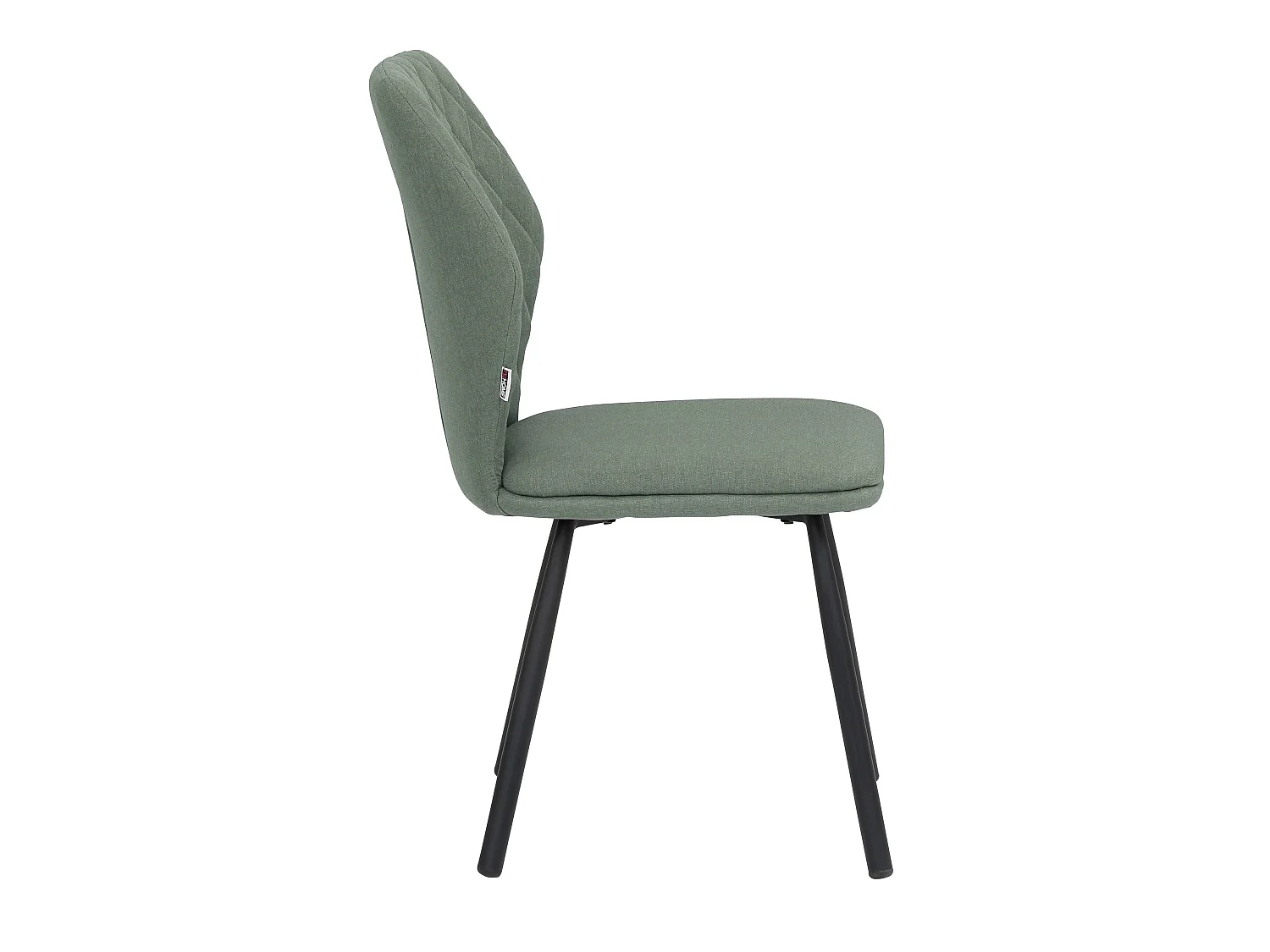 Jessica | Lot de 2 chaises de salle à manger rembourrées en tissu tissé