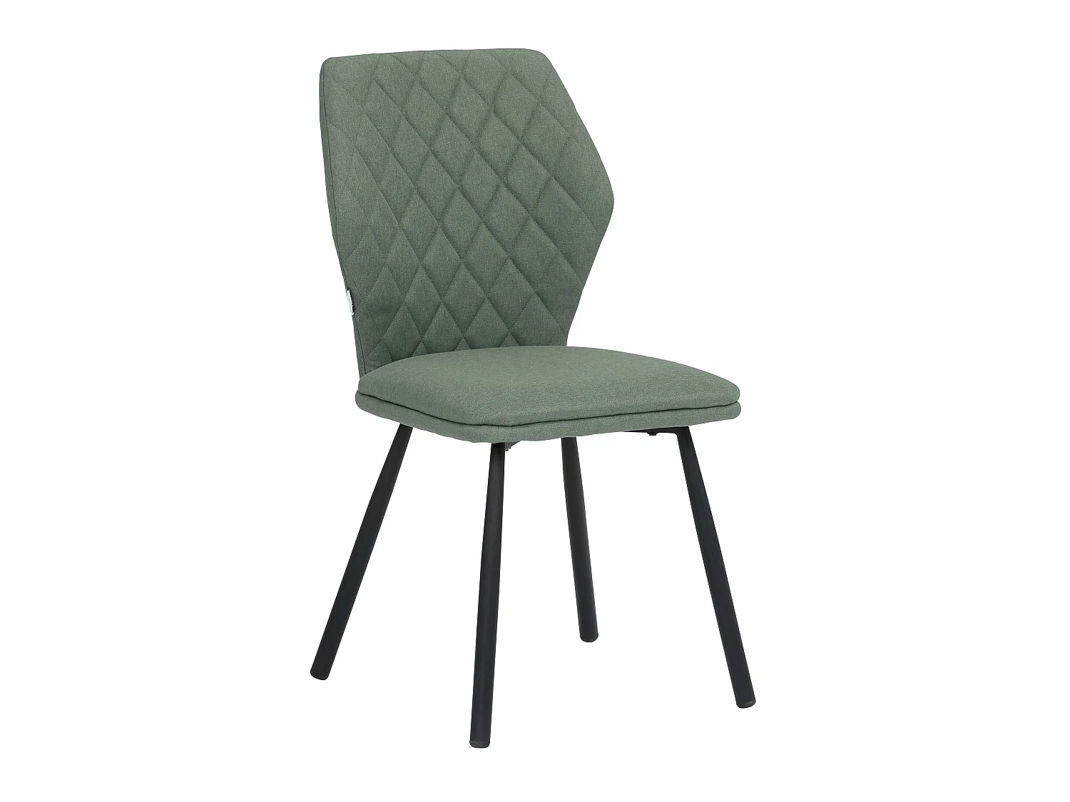 Jessica | Lot de 2 chaises de salle à manger rembourrées en tissu tissé