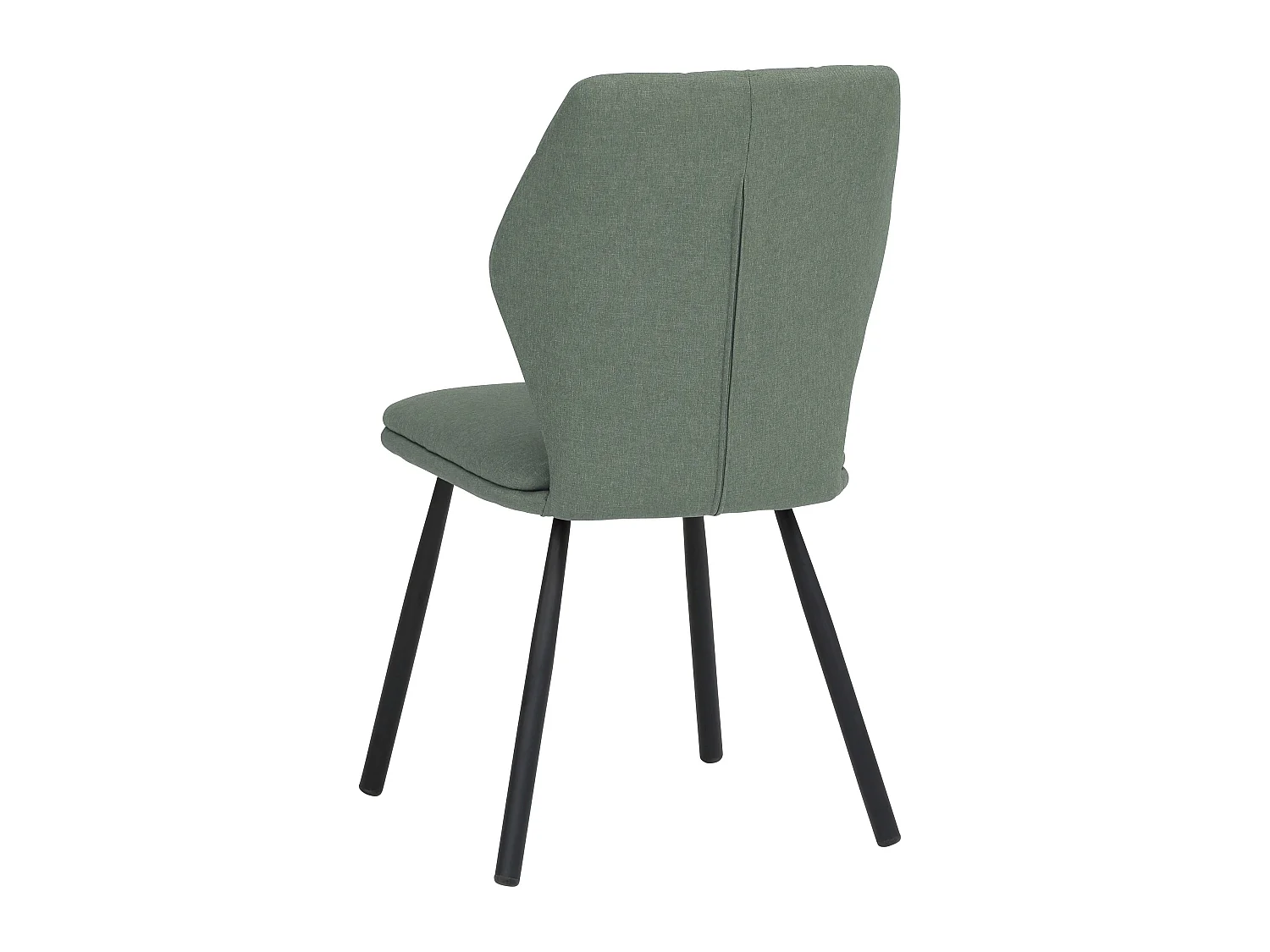 Jessica | Lot de 2 chaises de salle à manger rembourrées en tissu tissé
