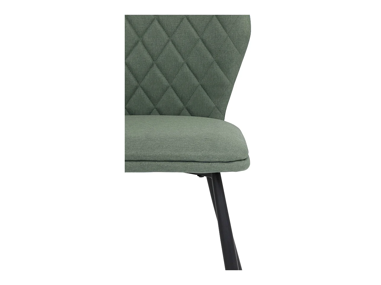 Jessica | Lot de 2 chaises de salle à manger rembourrées en tissu tissé
