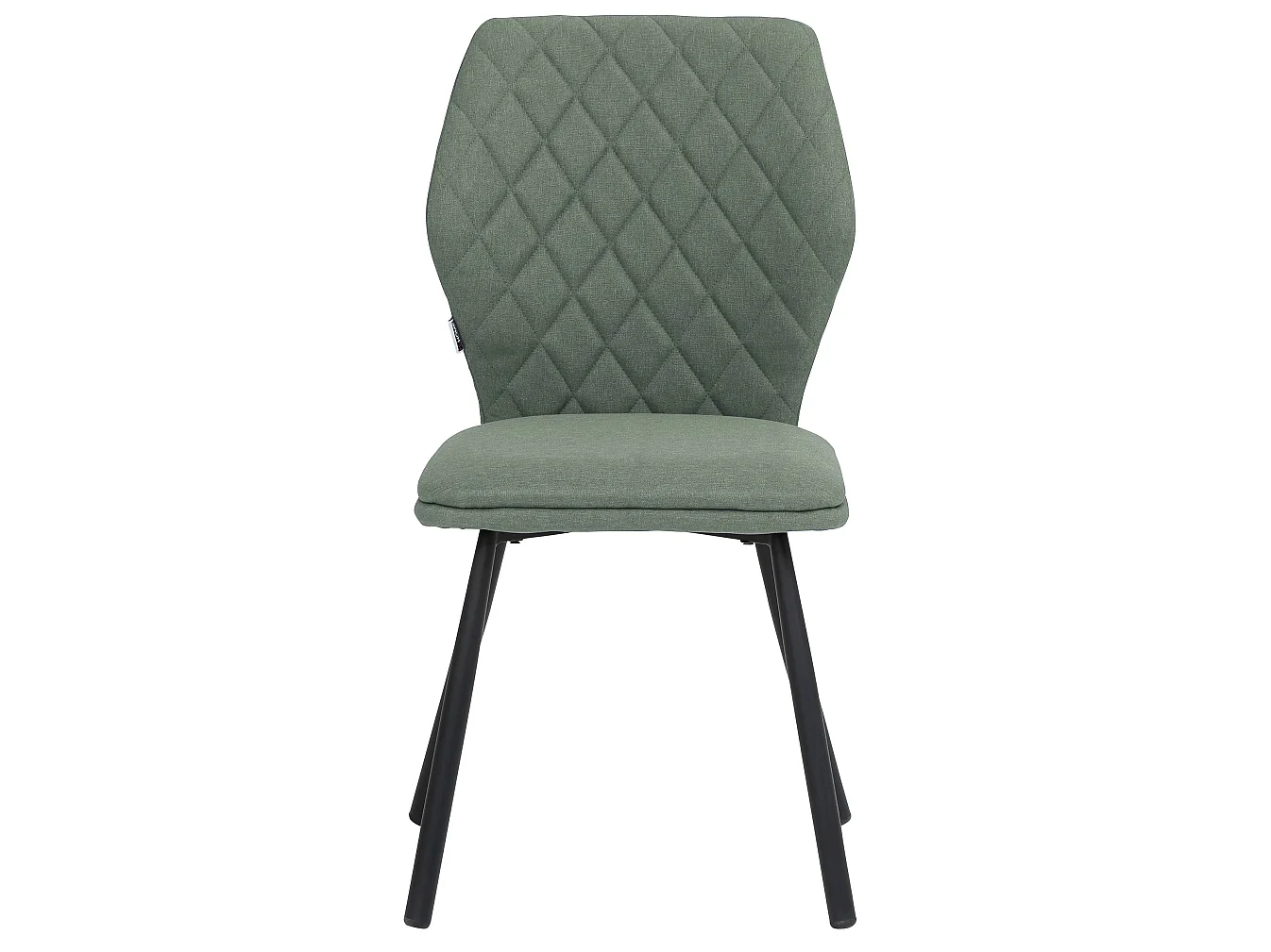 Jessica | Lot de 2 chaises de salle à manger rembourrées en tissu tissé