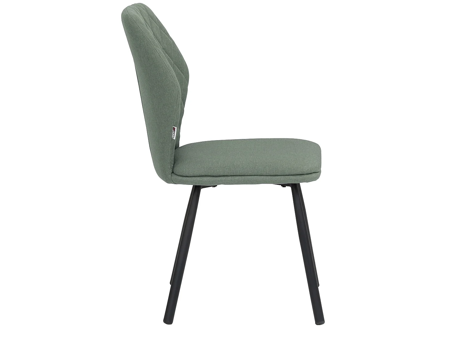 Jessica | Lot de 2 chaises de salle à manger rembourrées en tissu tissé