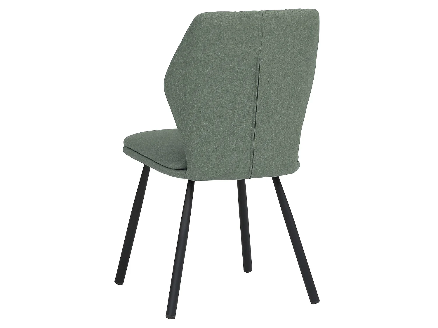 Jessica | Lot de 2 chaises de salle à manger rembourrées en tissu tissé