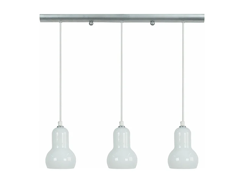 Suspensão TOSEL  VIANNE vidro bar claro D80 x  H100  cm