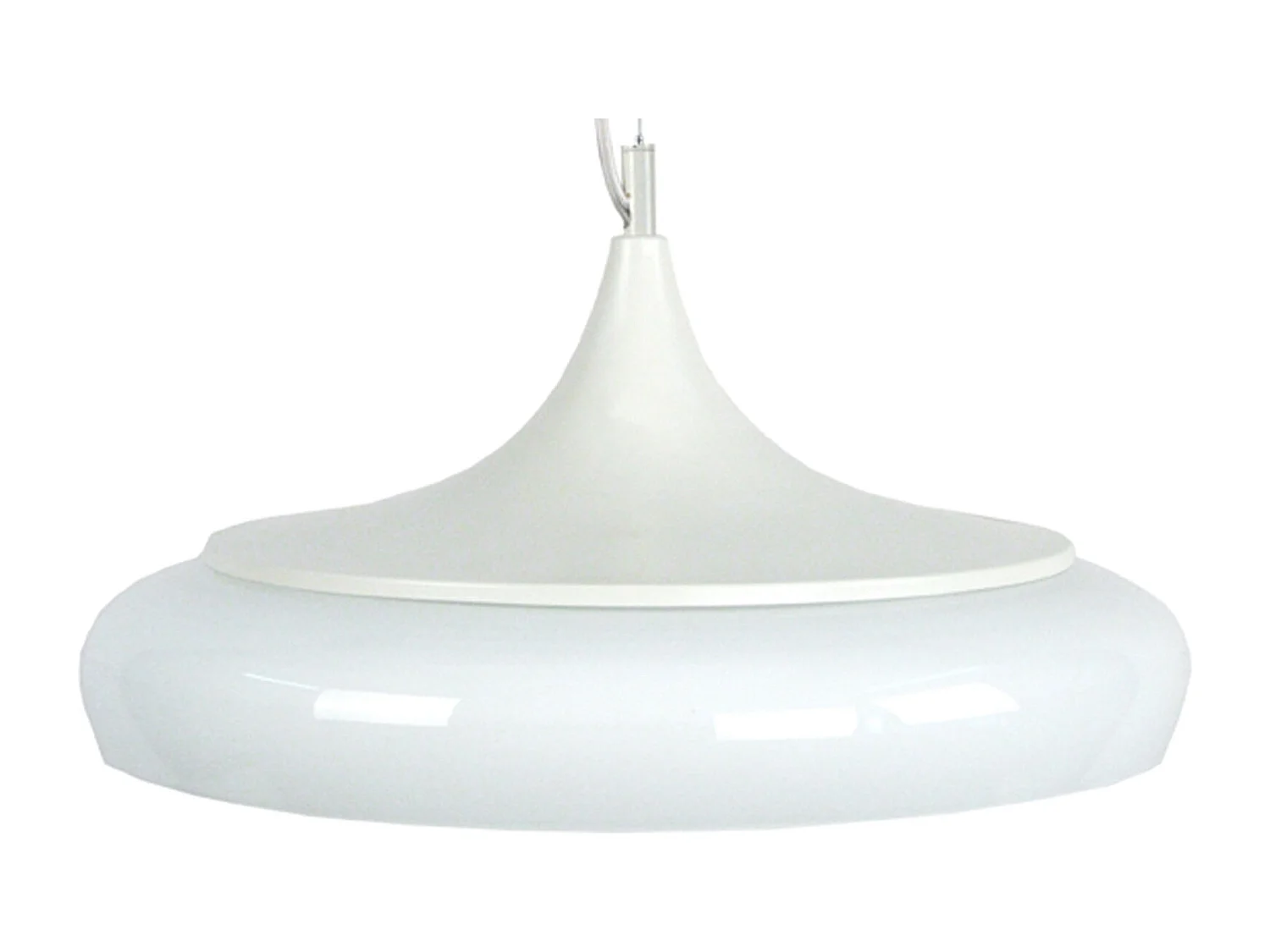 Suspensión  TOSEL ,metal,Blanco ,A90xD41xP41cm