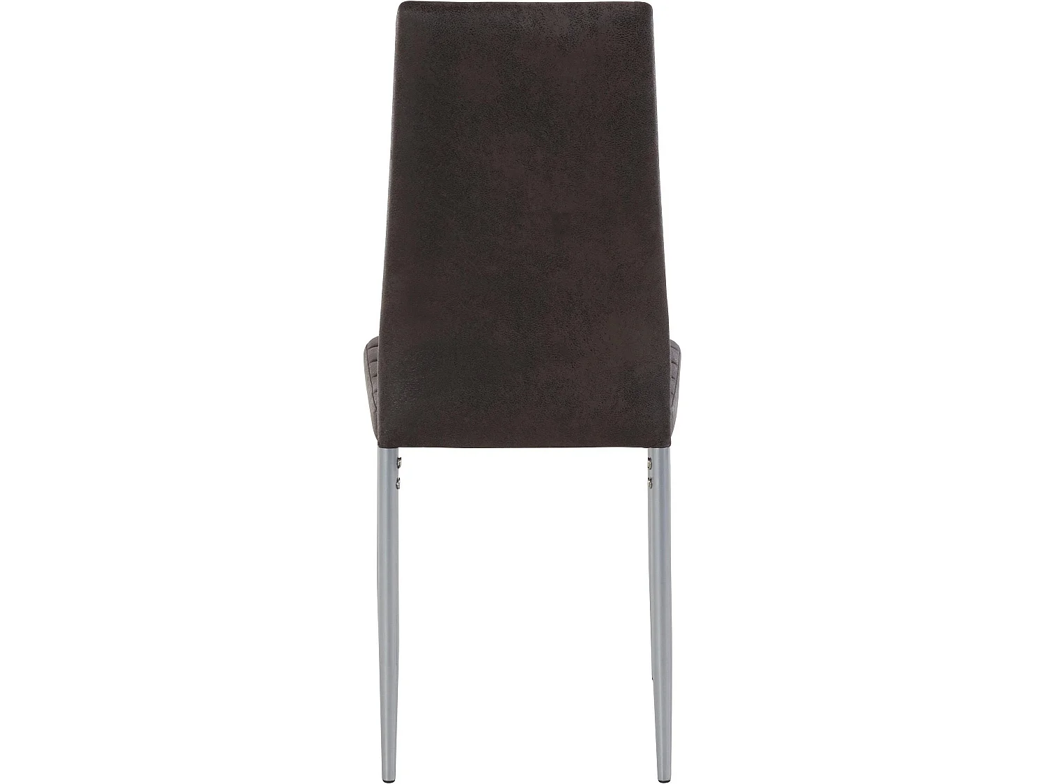 Kate | Lot de 4 chaises de salle à manger rembourrées en micro.