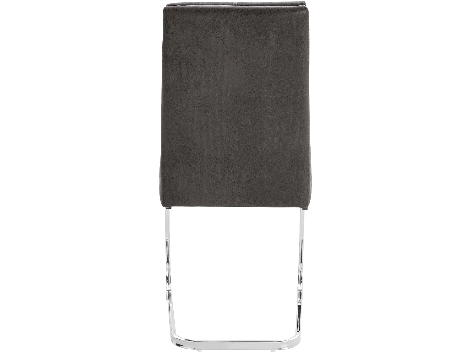 Lale | Lot de 2 chaises de salle à manger rembourrées en microfibre gris